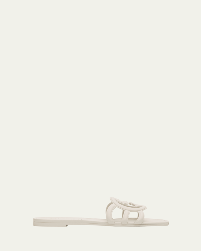 Palma GG Rubber Flat Slide Sandals